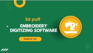 3d puff Embroidery Digitizing Software